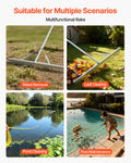 Landscape Rake 914mm Wide Head Aluminum Heavy Duty Garden Yard