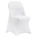 Stretch Spandex Chair Covers White 100PCS Folding Wedding Banquet