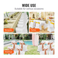 Stretch Spandex Chair Covers White 100PCS Folding Wedding Banquet