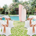 Stretch Spandex Chair Covers White 100PCS Folding Wedding Banquet