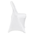 Stretch Spandex Chair Covers White 100PCS Folding Wedding Banquet