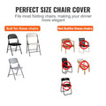 Stretch Spandex Chair Covers Black 100PCS Wedding Banquet Party