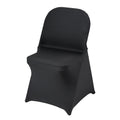 Stretch Spandex Chair Covers Black 100PCS Wedding Banquet Party