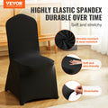 Stretch Spandex Chair Covers 30PCS Black Fitted Washable