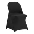 Stretch Spandex Chair Covers Black 50PCS Folding Wedding Banquet