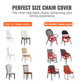 Stretch Spandex Chair Covers Folding Fitted 50pcs Black Washable