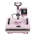 Heat Press 12x15 5in1 Tumbler T-Shirt Pink 30oz Cap