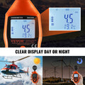 Handheld Anemometer Digital Wind Speed Meter -10°C 45°C LED