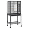 54 inch Bird Cage Carbon Steel Parrot Cockatiel Macaw Rolling Stand