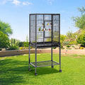 54 inch Bird Cage Carbon Steel Parrot Cockatiel Macaw Rolling Stand
