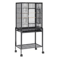54 inch Bird Cage Carbon Steel Parrot Cockatiel Macaw Rolling Stand