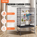 Large Bird Cage 52in Carbon Steel Parrots Cockatiels Stand