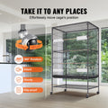 Large Bird Cage 52in Carbon Steel Parrots Cockatiels Stand