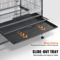 Large Bird Cage 52in Carbon Steel Parrots Cockatiels Stand