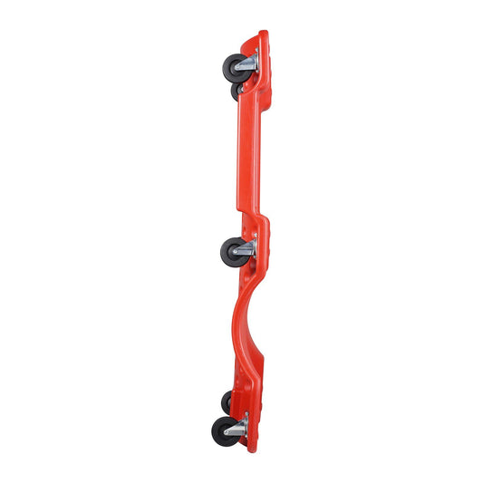Mechanic Plastic Creeper, 914 mm, 158.8 kg Capacity Automotive Rolling Garage Creeper with Molded Ergonomic HDPE Body Padded Headrest & Dual Tool Trays 6 Wheels, for Garage Shop Auto Repair