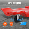 Mechanic Plastic Creeper 914mm 158.8kg Capacity Rolling Garage HDPE 6W