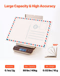 Digital Postal Scale 40kg 2g Accuracy Hold Tare Auto-off Battery