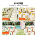 Stretch Spandex Chair Covers 30PCS Ivory White Folding Fitted Washable