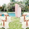 Stretch Spandex Chair Covers 30PCS Ivory White Folding Fitted Washable
