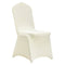 Stretch Spandex Chair Covers 30PCS Beige Folding Universal Fitted