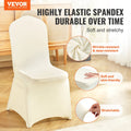 Stretch Spandex Chair Covers 30PCS Beige Folding Universal Fitted