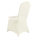 Stretch Spandex Chair Covers 30PCS Beige Folding Universal Fitted