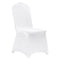 Stretch Spandex Chair Covers White 12pcs Folding Wedding Banquet