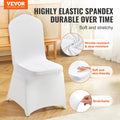 Stretch Spandex Chair Covers White 12pcs Folding Wedding Banquet