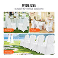 Stretch Spandex Chair Covers White 30PCS Folding Dining Wedding