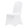Stretch Spandex Chair Covers White 30PCS Folding Dining Wedding