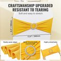 Stretch Spandex Chair Sashes 100 PCS Golden Yellow Wedding Party