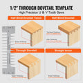 Dovetail Jig 310mm Width 4 Router Bits 6 Templates Woodworking