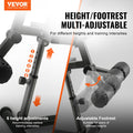 Adjustable Weight Bench Sit-up Incline Home Gym Strength Training