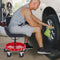 Rolling Garage Stool 135kg 56-66cm Adjustable Height Mechanic Seat