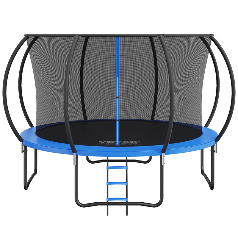 3.66m Trampoline with Enclosure Net, Ladder, Spring Cover 181kg