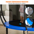 3.66m Trampoline with Enclosure Net, Ladder, Spring Cover 181kg