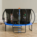 3.66m Trampoline with Enclosure Net, Ladder, Spring Cover 181kg