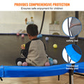 14FT Trampoline, 450 lbs Trampoline with Enclosure Net, Ladder, and Curved Pole, Heavy Duty Trampoline with Jumping Mat and Spring Cover Padding, Outdoor Recreational Trampolines for Kids Adults