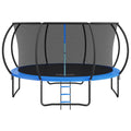 14ft Trampoline 450kg Enclosure Net Ladder Spring Cover Outdoor