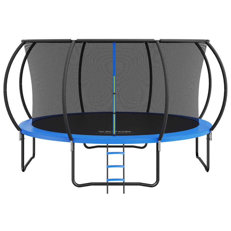 14ft Trampoline 450kg Enclosure Net Ladder Spring Cover Outdoor