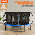 14ft Trampoline 450kg Enclosure Net Ladder Spring Cover Outdoor
