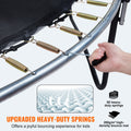 14ft Trampoline 450kg Enclosure Net Ladder Spring Cover Outdoor