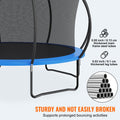 14ft Trampoline 450kg Enclosure Net Ladder Spring Cover Outdoor