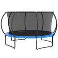 14ft Trampoline 450kg Enclosure Net Ladder Spring Cover Outdoor
