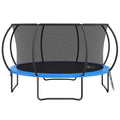 14ft Trampoline 450kg Enclosure Net Ladder Spring Cover Outdoor