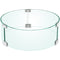 Fire Pit Wind Guard Tempered Glass 17x17x6 1/4in Thick