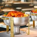 Chafing Dish 5Qt 4 Pack Stainless Steel Buffet Warmer Server Catering