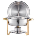 Chafing Dish 5Qt 4 Pack Stainless Steel Buffet Warmer Server Catering