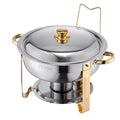 Chafing Dish 5Qt 4 Pack Stainless Steel Buffet Warmer Server Catering