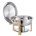Chafing Dish 5Qt 4 Pack Stainless Steel Buffet Warmer Server Catering